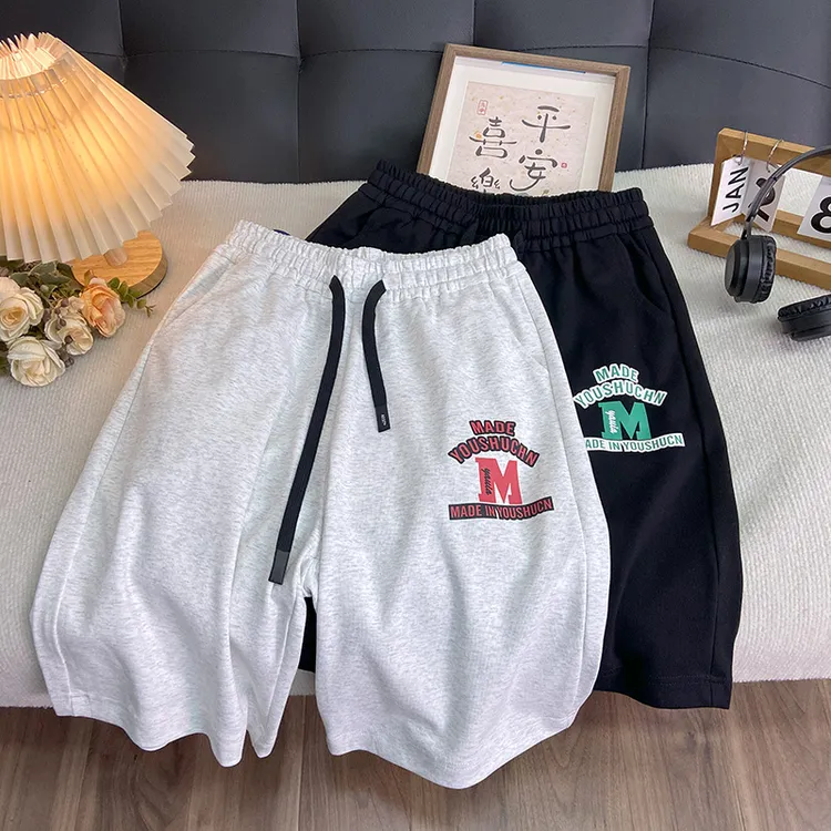 佑妈家童装 男女童夏款短裤 青少年针织五分裤 大童运动裤