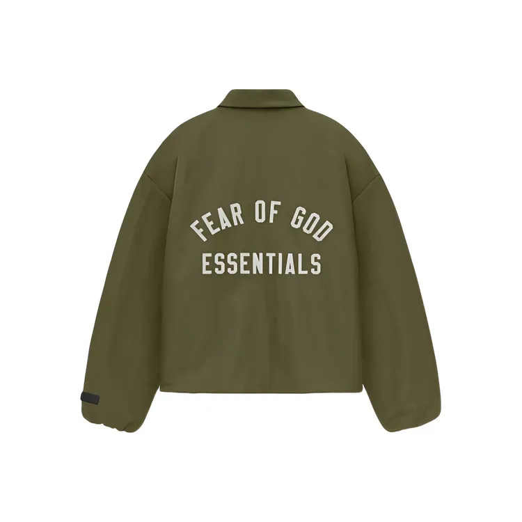 ESSENTIALS秋季潮流刺绣翻领拉链长袖美式重磅情侣显瘦夹克外套