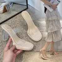 夏休闲款法式拖鞋女新款配裙子仙女风拖鞋T909或909