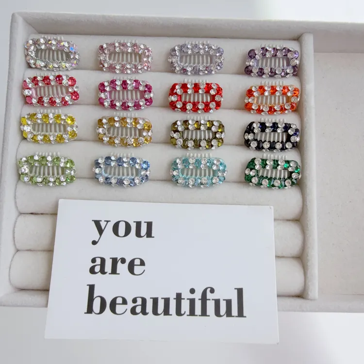 宠物发夹立体满钻狗狗碎毛夹 约克夏西施发夹