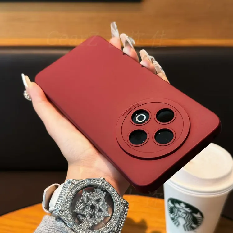 吉迩佳适用vivoy500液态硅胶手机壳超薄简约防摔纯色创意磨砂软壳