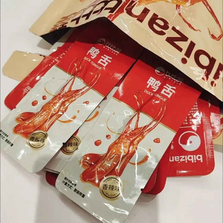 比比赞温州特产鸭舌零食32g酱香鸭舌头香辣味休闲鸭肉食品小包装