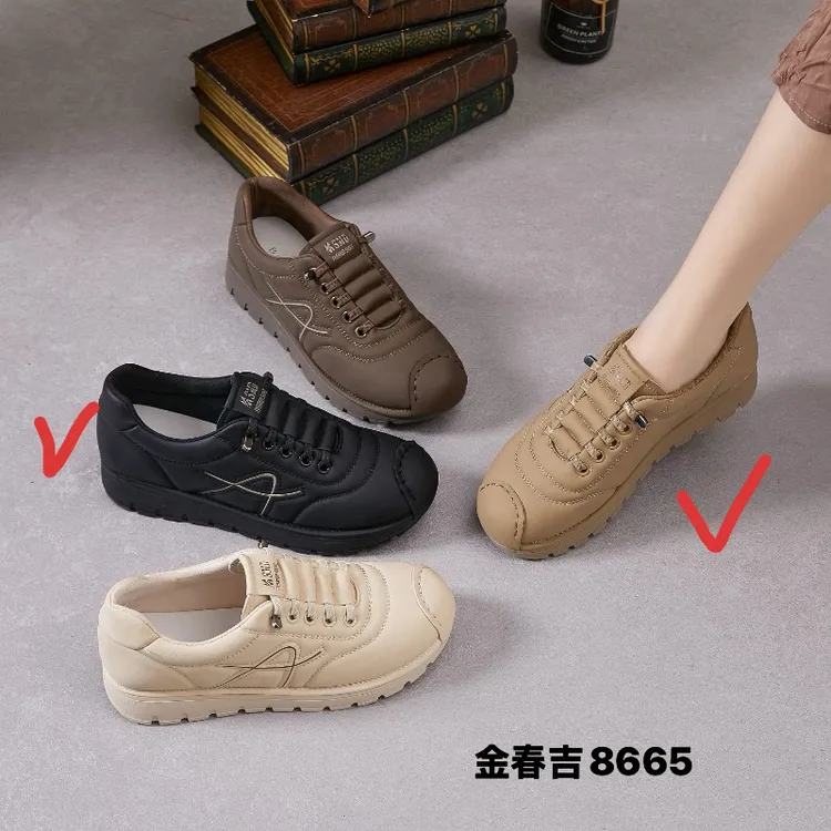 休闲风四季通用保暖时尚休闲鞋黑色软底鞋子冬季