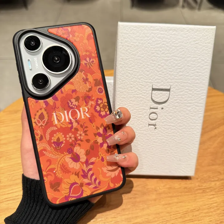 满屏花卉D家适用华为Pura80pro手机壳小众P70P磨砂mate70/60pro女