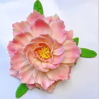 牡丹花花瓣硅胶压花模具蛋糕手工DIY工具花勃勃模具