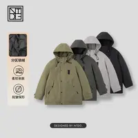 NTDG-ONE冬季厚版90绒工装风时尚连帽羽绒服Y13-5565