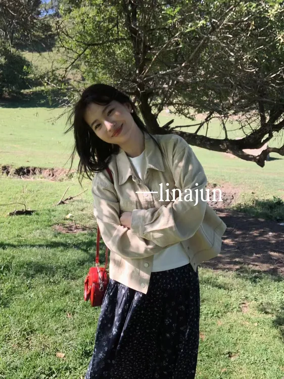 8.16秋季新款设计感小众简约翻领休闲高级感工装米杏色牛仔外套