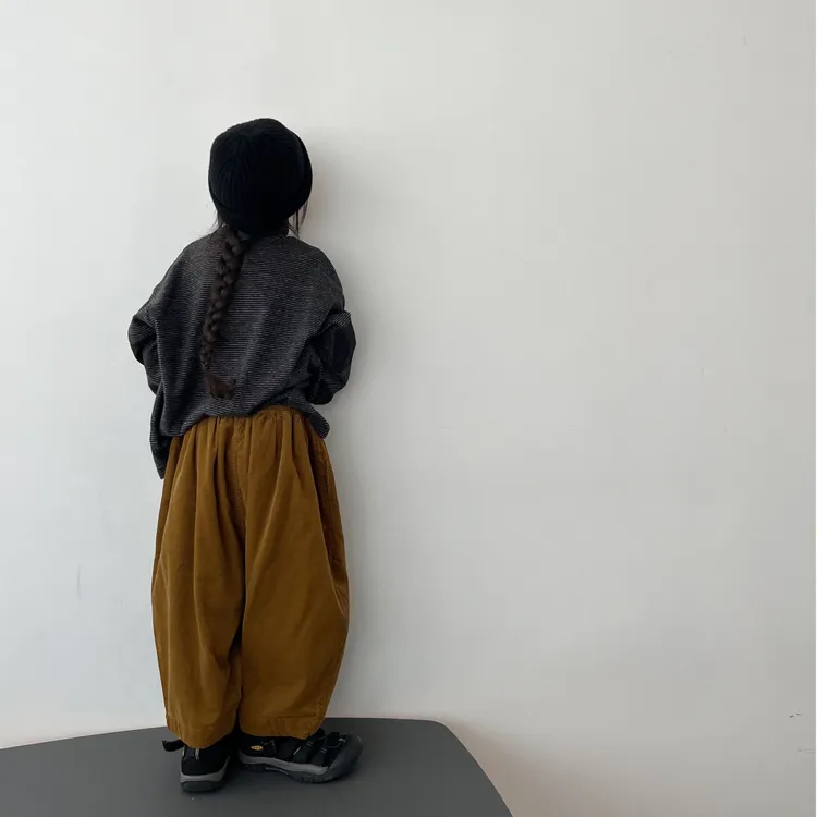 miniwhy亲子童装 | 超细糯软匹马棉~宽松自在灯芯绒裤"25秋冬
