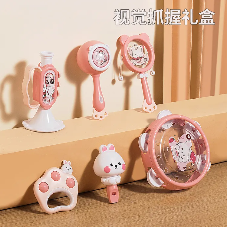 宝宝沙锤益智玩具手摇铃婴儿0-3个月新生儿的拨浪鼓0-1岁儿童礼物商品图