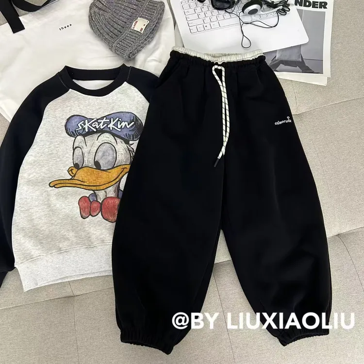 杭州六小六正版BY LIUXIAOLIU秋季儿童卫裤17098