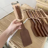长柄锅铲竹制烹饪厨具厨房煎铲不粘锅锅铲