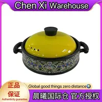 砂锅浅口家用耐高温老式平底商用煲汤明火宽口火锅汤锅