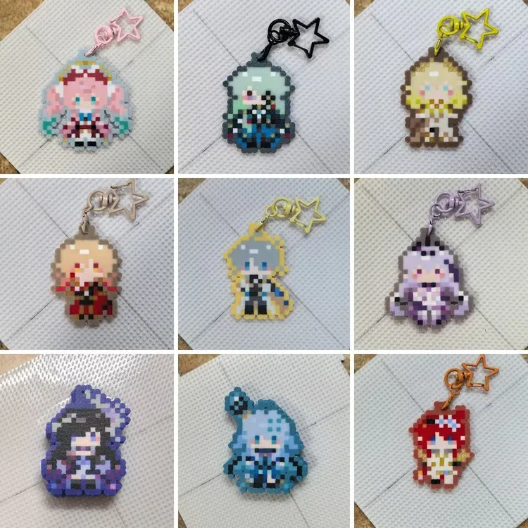 崩坏星穹铁道同人谷 像素风小鼻噶挂件