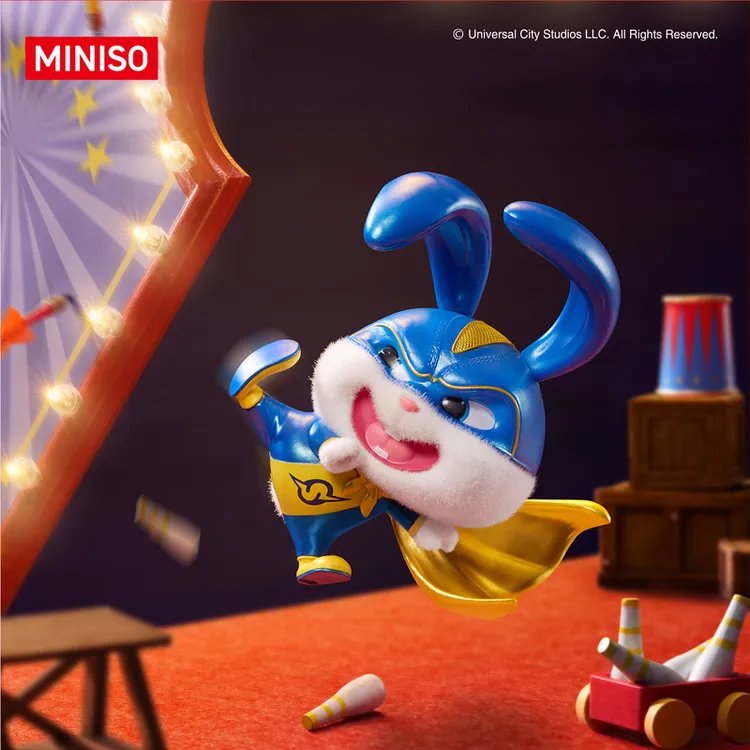 MINISO名创优品爱宠大机密小白系列摆件盲盒兔老大可爱手办公仔