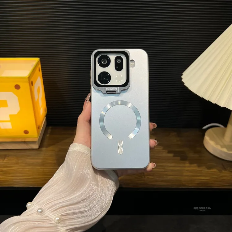 适用于oppofindx9pro手机壳oppofindx9支架findx9镜头全包磁吸款