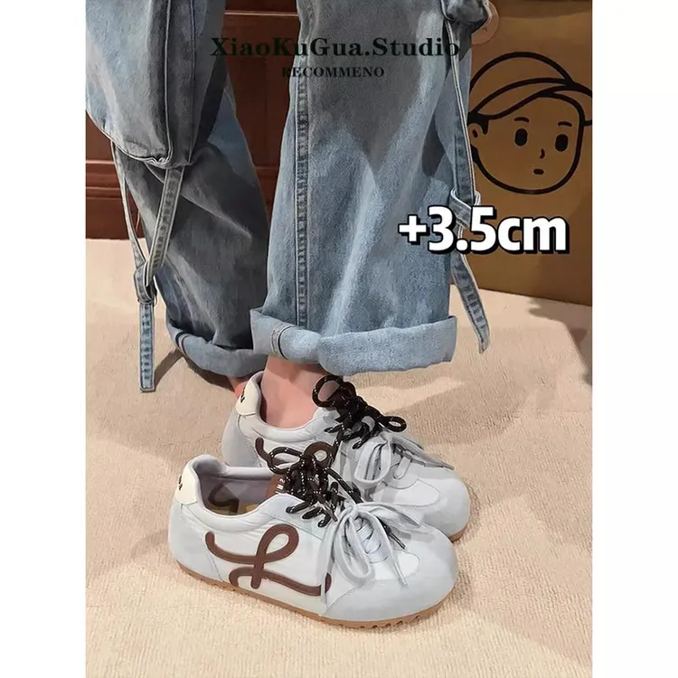 【香港BHAK&Shoes官方正品】内增高德训鞋女2025新款春夏季休闲运