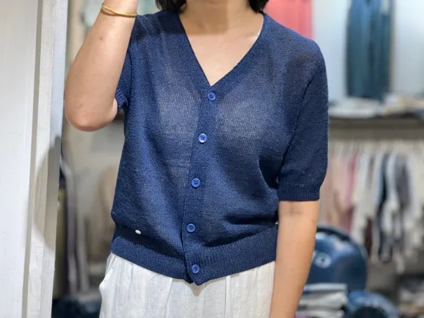 V领通勤宽松型常规夏季毛针织衫衫圆领宅萌系列0161