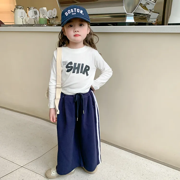女童韩系穿搭2025春装儿童洋气时髦卫衣套装中小童女孩运动衣服