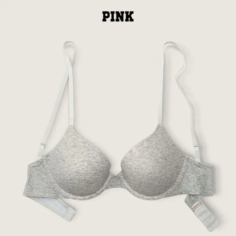 【维密 · 轻松拥有蜜桃胸 】PINK 小胸显大聚拢圆盘胸女士内衣-1690
