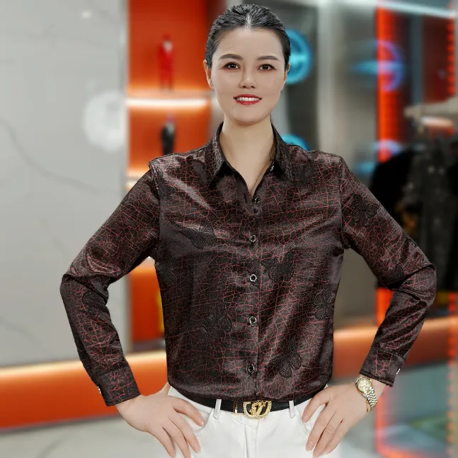 【宝格百莉】2025秋季新款男士轻奢时尚亲肤舒适潮流长袖衬衫