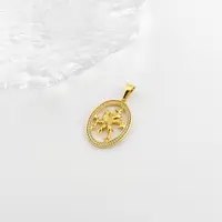 XUPING/旭平首饰 合金合成锆石吊坠 【潘生福利】小鸟GD X000958182