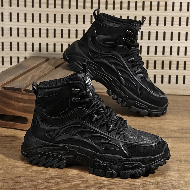 2025网红马丁靴男鞋子男款秋冬季款男士爆款2025新款皮靴子雪地靴