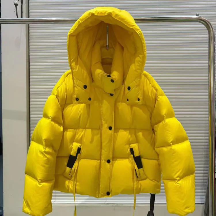 冬季新款纯色加厚保暖简约百搭短款羽绒服外套