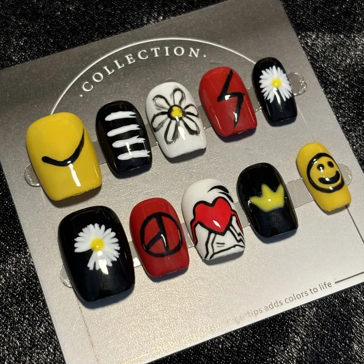 权志龙同款穿戴甲显白百搭ins风短甲