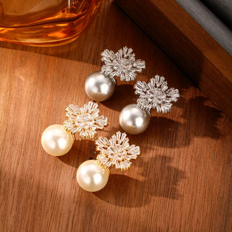 【KEFAN珂梵】女日韩银色轻奢风法式浅金小众时尚金色耳饰耳钉