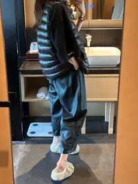 【BORAKOO】早秋款黑色百搭马甲