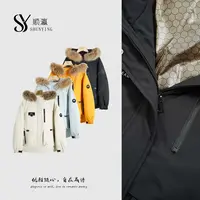 【仟娜】极简风设计~加厚保暖连帽工装收腰棉服外套SY76MF27