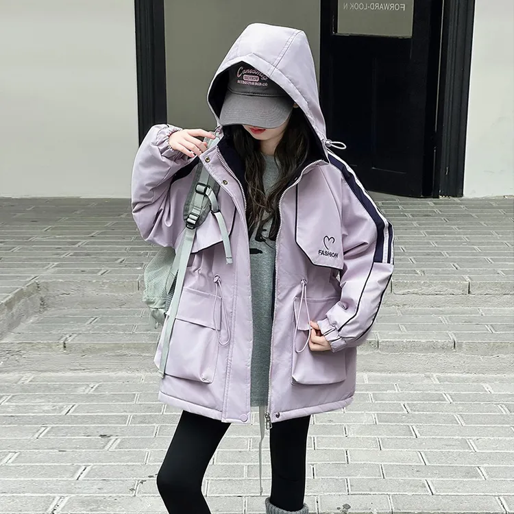 女童秋季外套2025新款洋气时尚高品质风衣6-12岁中大童秋款夹克潮