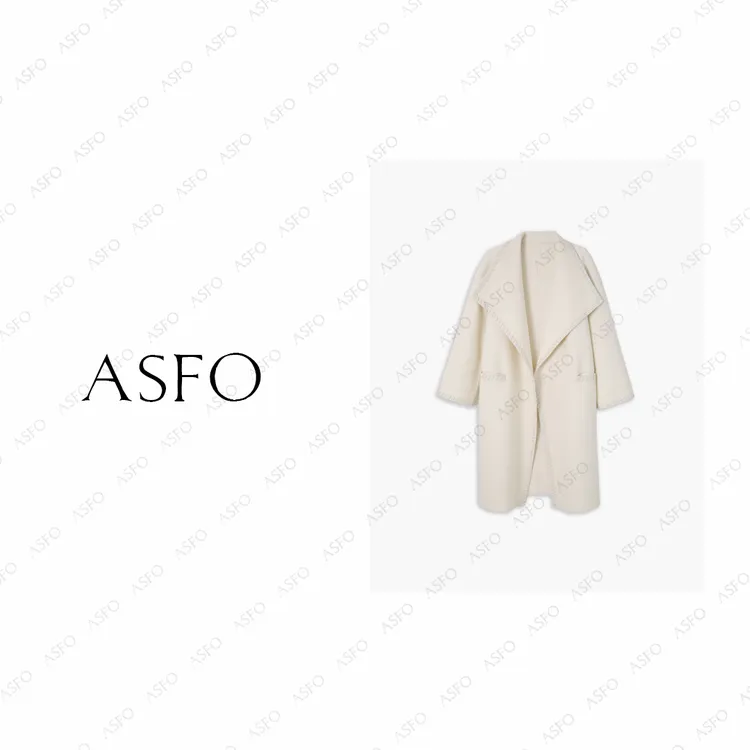【AS大富婆】25新匠人手工坊简约宽松双面呢大衣AS25DDY00465