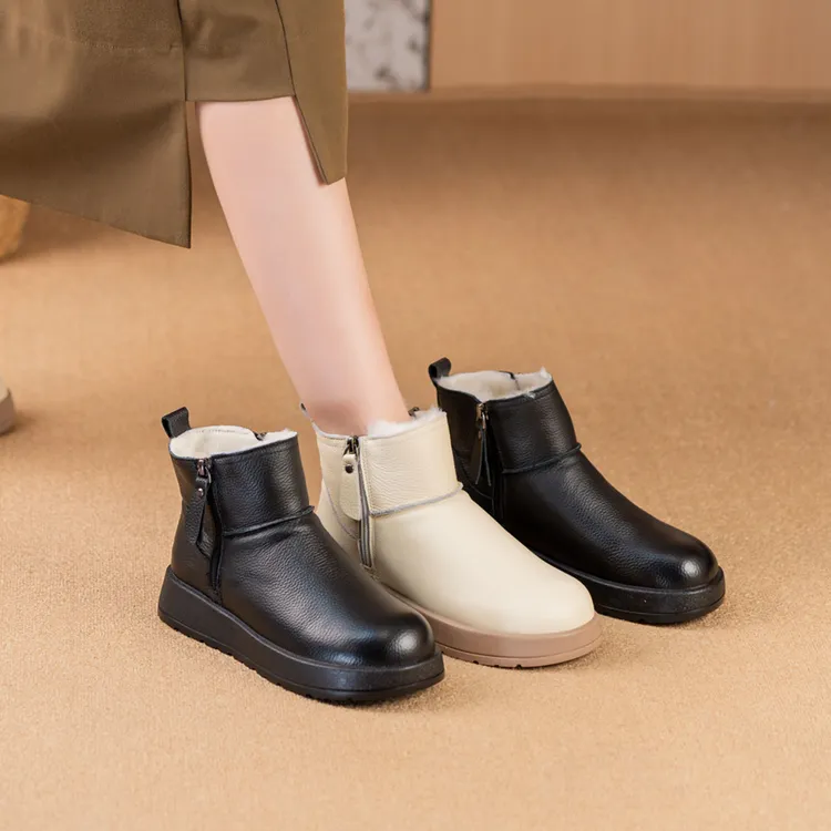 时尚雪地靴雪地靴短筒冬季耐脏棉鞋百搭保暖 5077