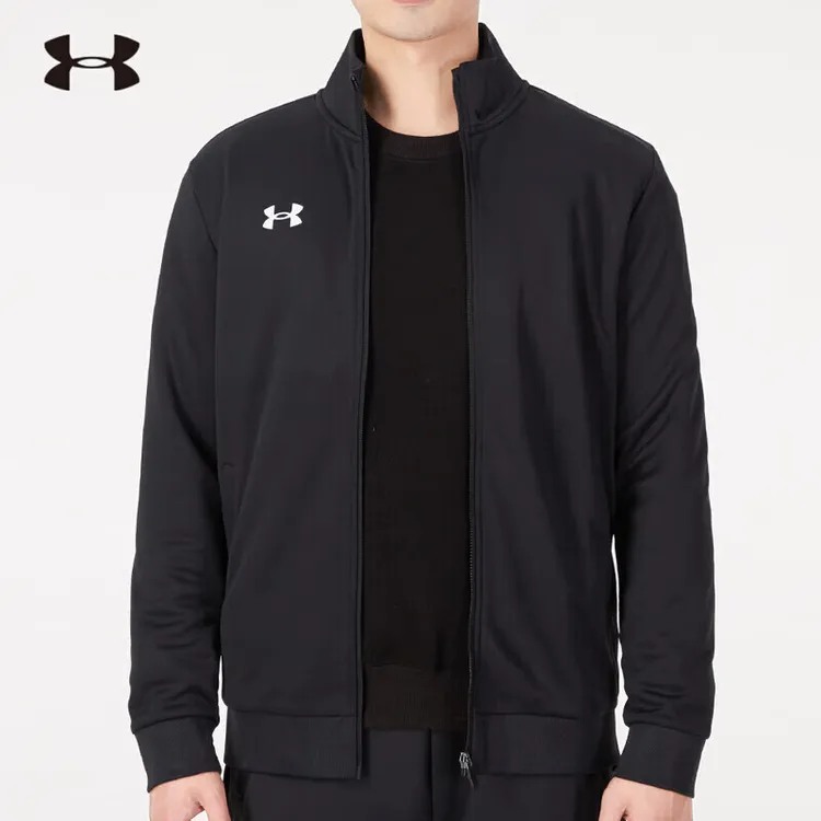 Under Armour/安德玛男秋保暖上衣立领透气速干跑步夹克外套