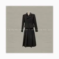 【DATOUHEI 秋季新品】“复古花呢"2025秋首要外套半裙D225T16215
