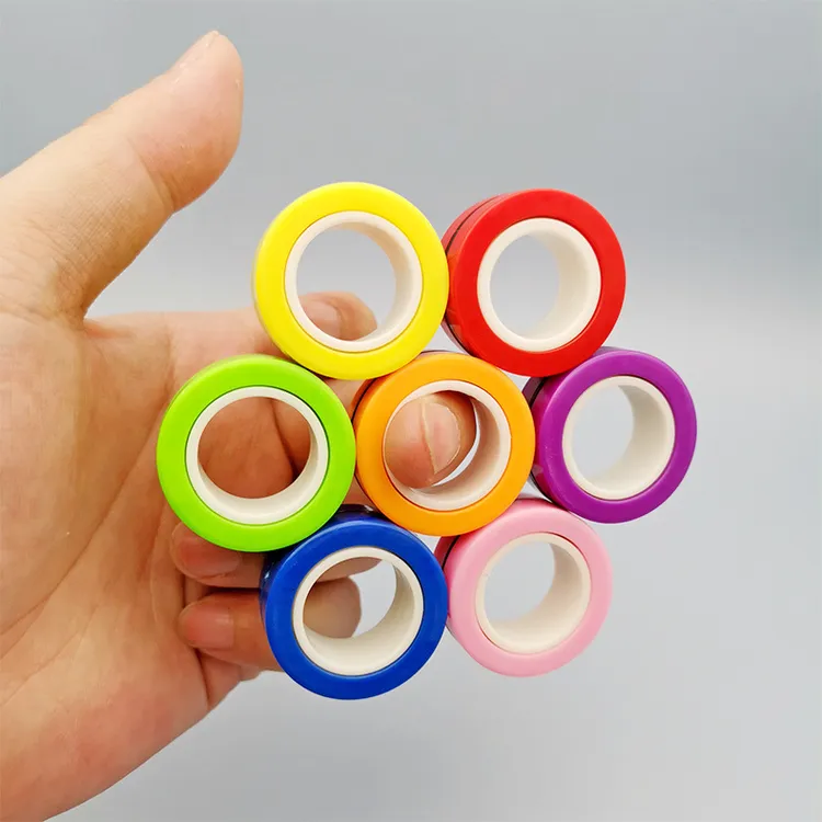 磁力手环戒指强磁N40解压玩具减压神器抖音指尖休闲