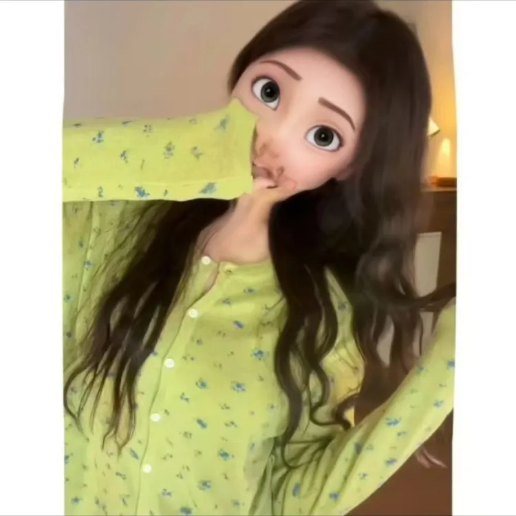 2025秋冬氛围感小碎花减龄针织开衫女早春小个子显瘦百搭上衣ins