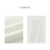 【LUMIEN 】早春新款时尚老钱风设计百搭宽松直筒牛仔裤女LX5AKK038