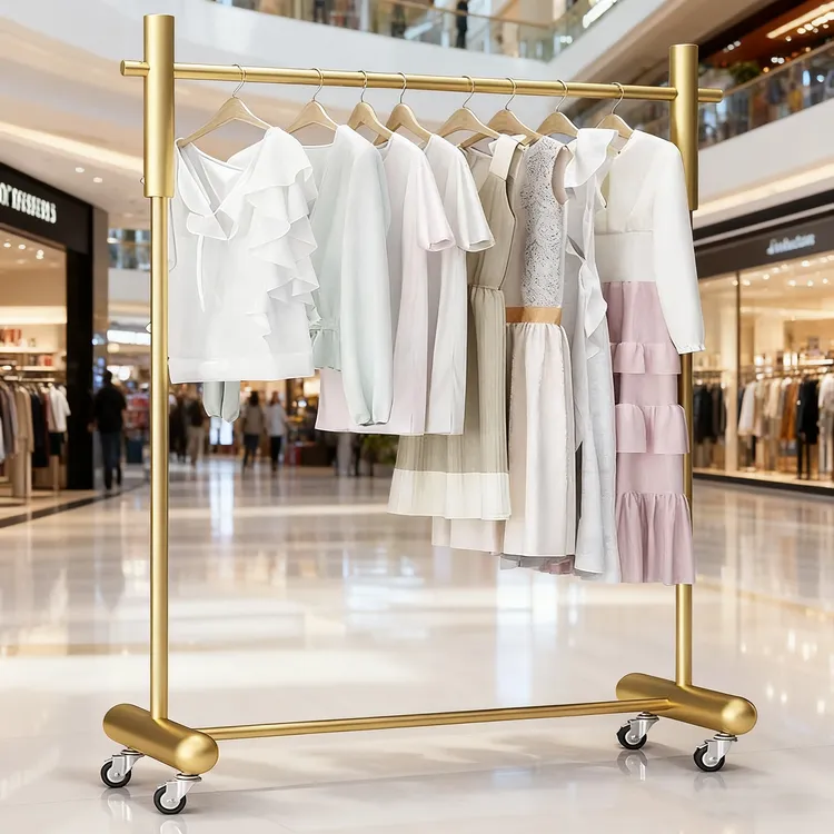 加粗服装店挂衣架展示架童装店铺陈列高级感挂衣架女装货架晾衣架