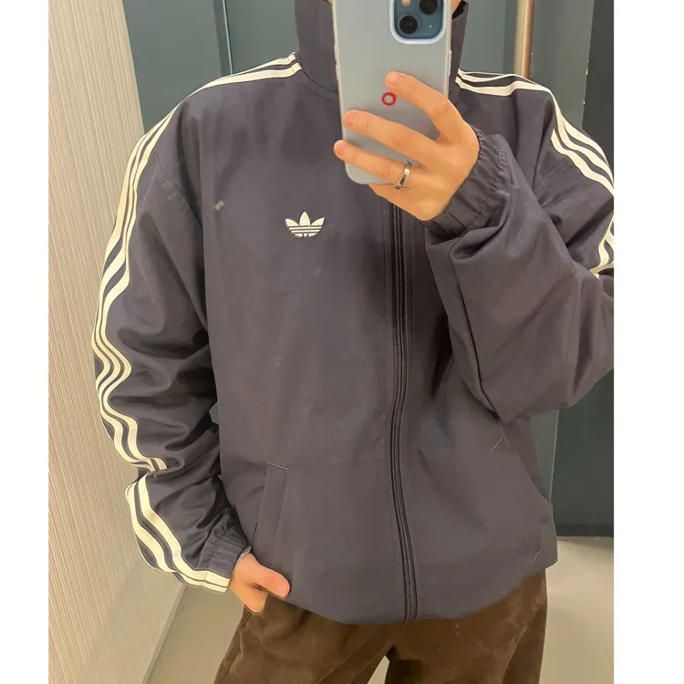 adidas/阿迪达斯 休闲文化运动宽松夹克外套 KS8221