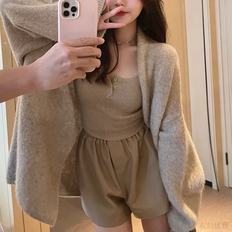 【今日精选】夏季显瘦百搭吊带背心！辣妹外穿无袖短款修身女装，「粉