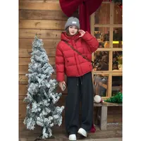 MY【新年战袍】新国标90白鸭绒冬季新款韩系连帽高蓬保暖泡芙羽绒服