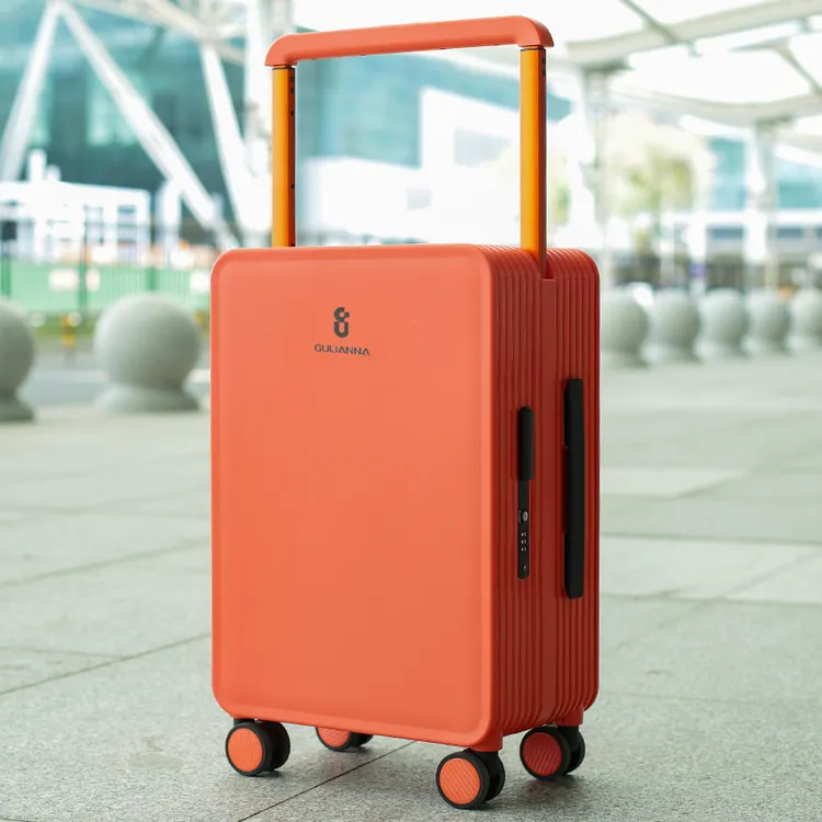 爆款20寸登机箱古莲娜新品宽拉杆行李箱可充电拉杆箱送防尘袋