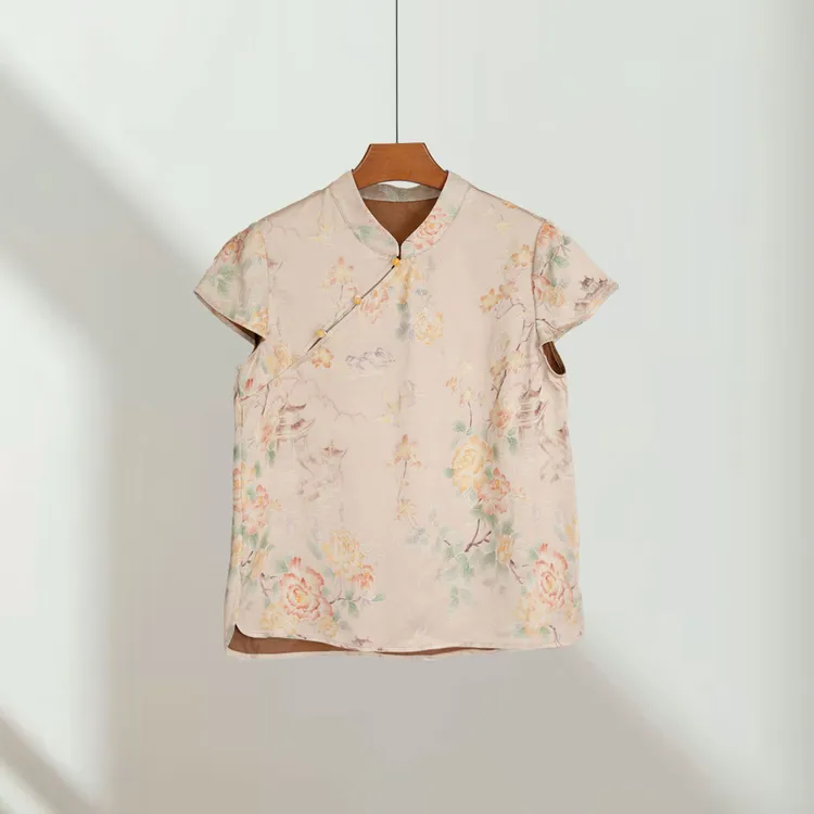 [云裳]2025春夏季中式国风短袖2038