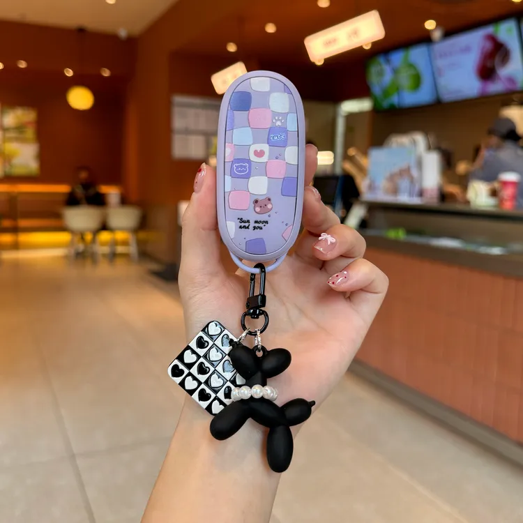 适用理想l6汽车钥匙套l7超薄l8高档l9专用mega硅胶保护套男女款