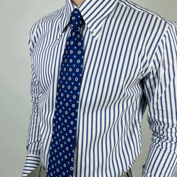 纽扣领男女同款长袖衬衫百搭薄款四季款气质内外搭上衣高棉透气