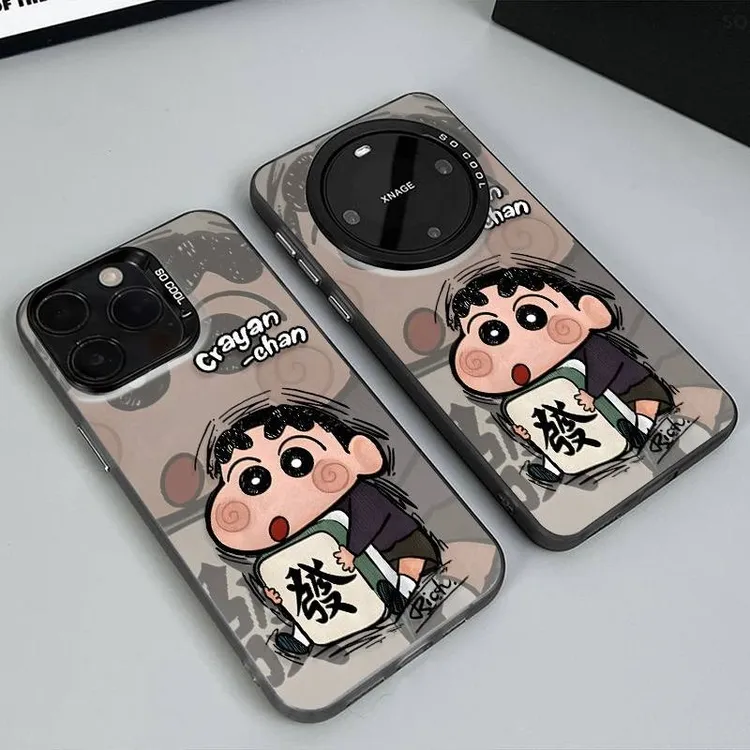 麻将小新适用华为mate70Pro手机壳创意mate60rs防摔P70全包保护套