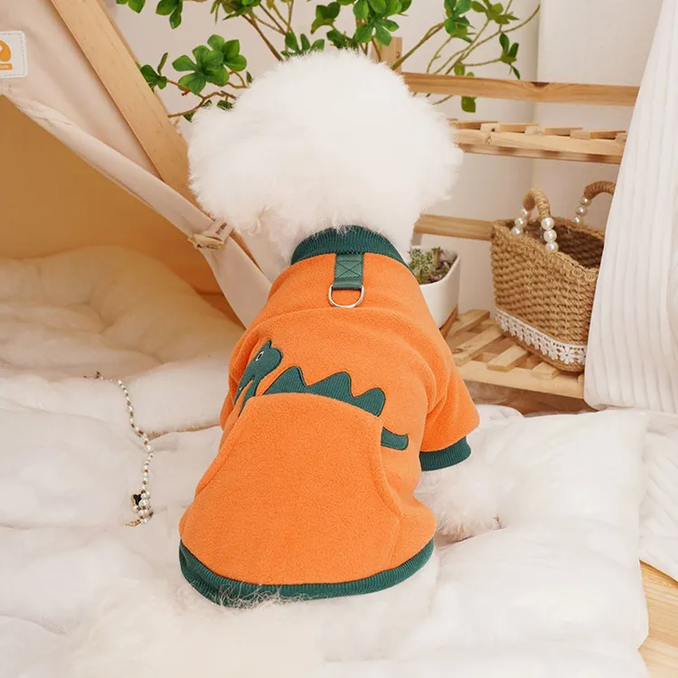 可牵引2025新款狗狗衣服春秋款小型犬泰迪比熊博美秋冬装宠物卫衣