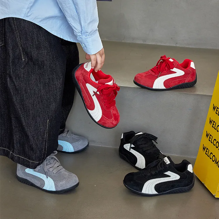 儿童运动鞋2025潮款韩系男童德训鞋户外休闲百搭女童小孩子阿甘鞋